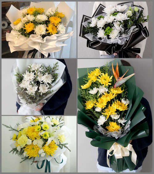 山东青岛莱西市店埠镇后屯村白事花束代送